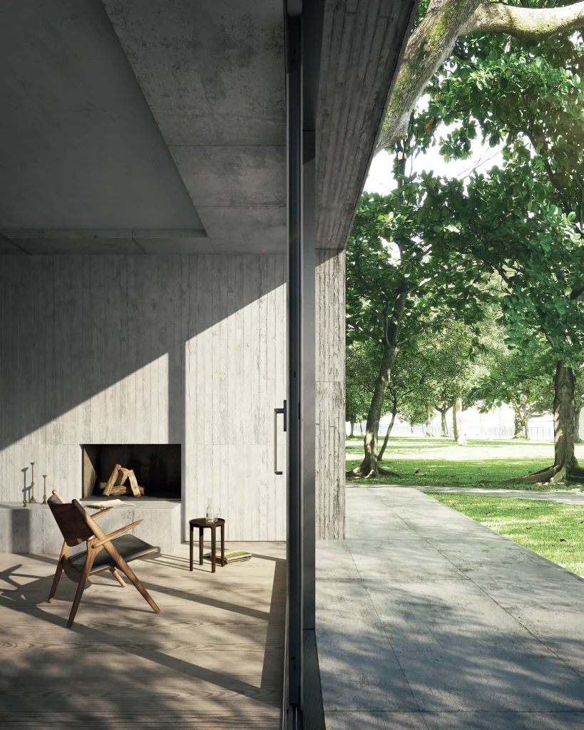 Schüco ASE 60の施工イメージ