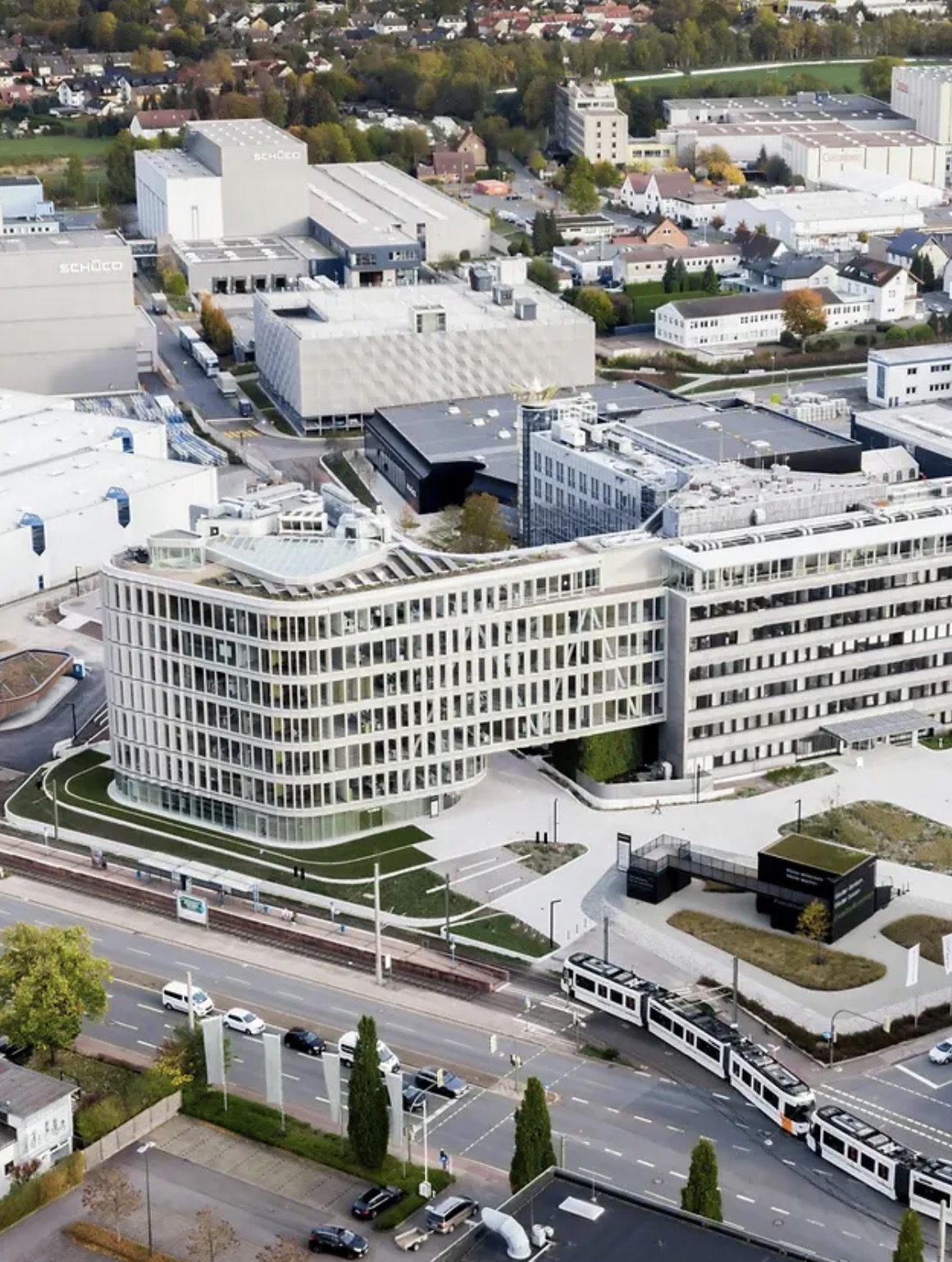 ドイツ・ビーレフェルトにあるSchüco本社