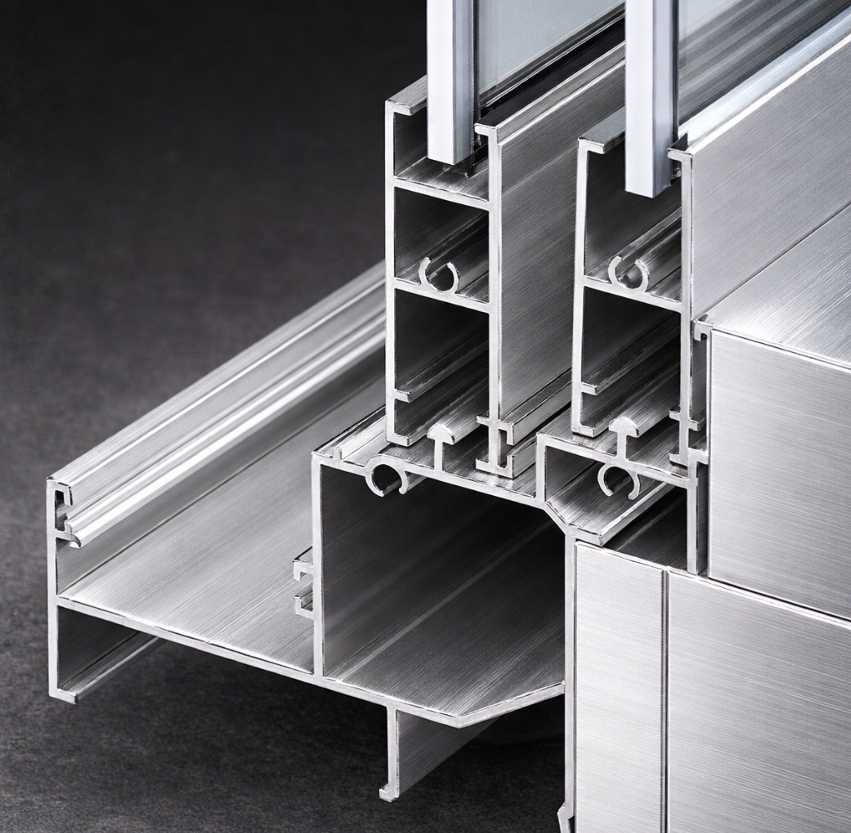 昭和期の国内アルミサッシの断面