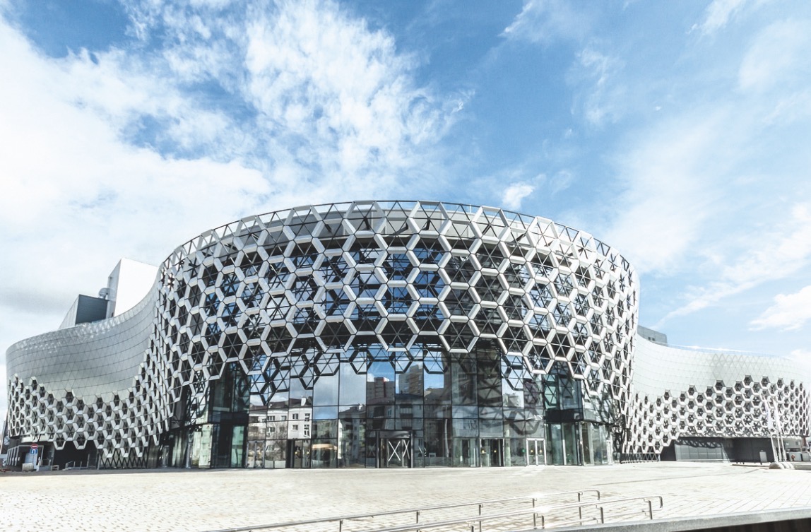 Schüco Grid2Shell polygon modules