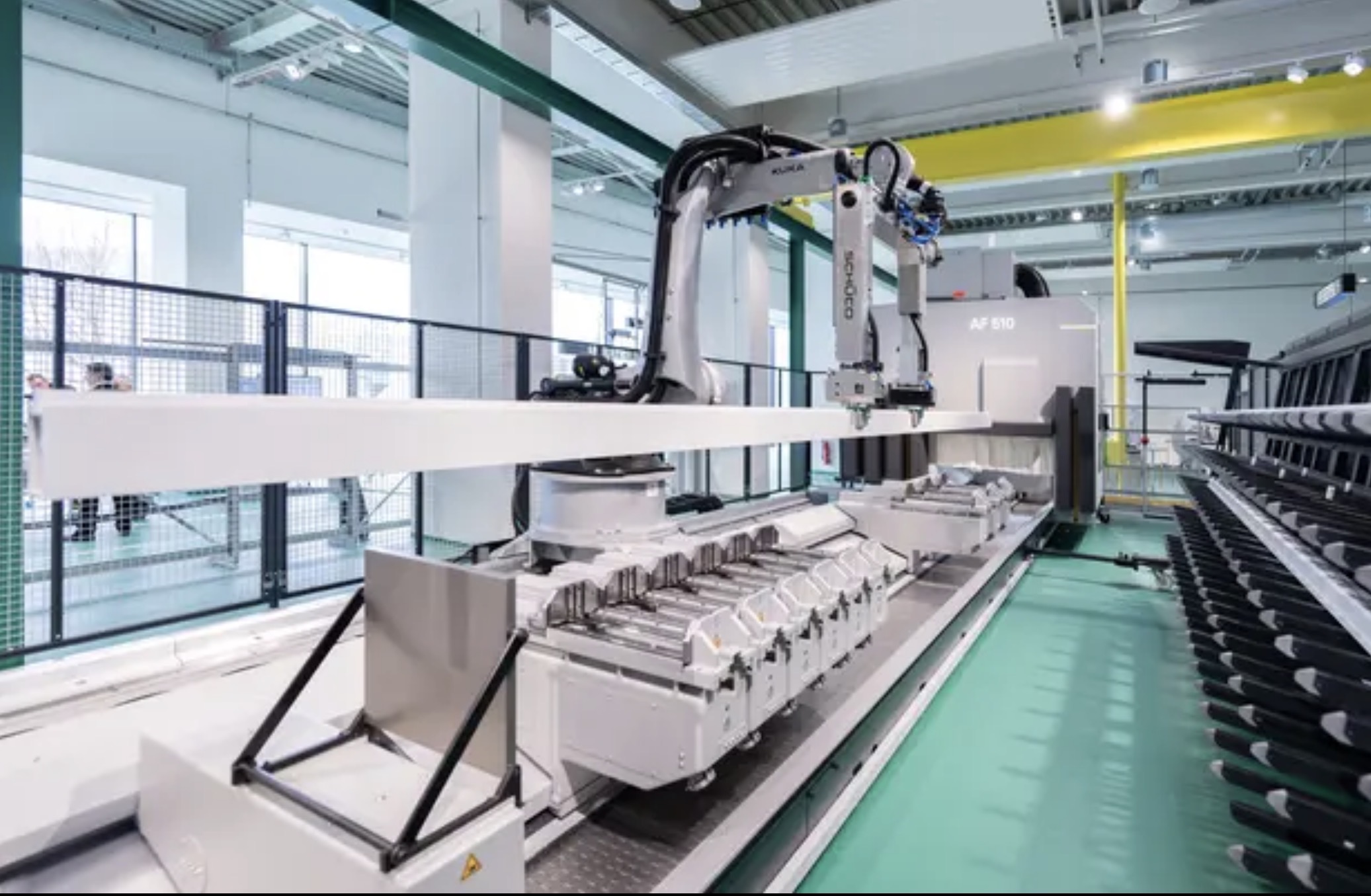 Schüco fabrication machinery
